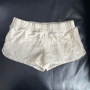 White waterproof shorts